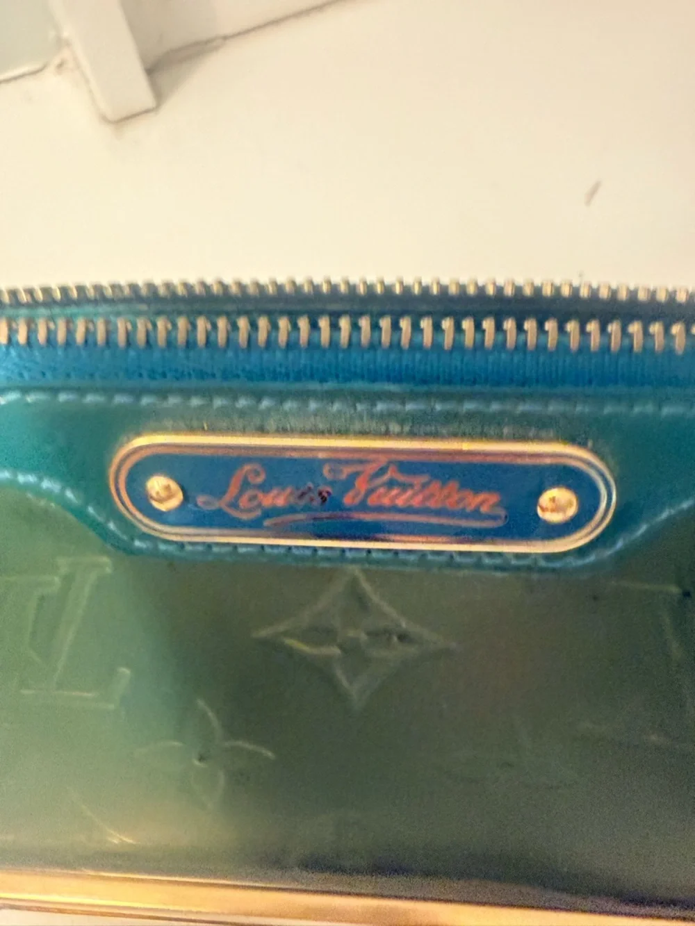 Louis Vuitton Rare Authentic Trousse Cosmetic Pouch in Monogram Vernis - Picture 4 of 15